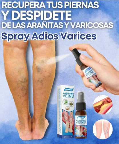 DILE ADIOS A LAS VARICES Y ARAÑITAS CON EL SPRAY VARICOSE VEINS 😲