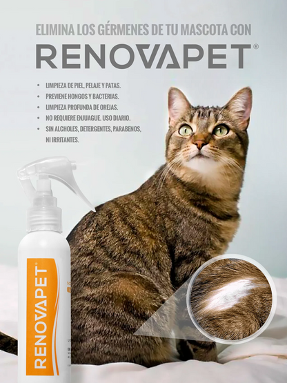 Renovapet Tópico 🐶 - Protege La Piel De Bacterias, Sarnas & Ácaros