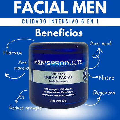 Crema facial para Hombres